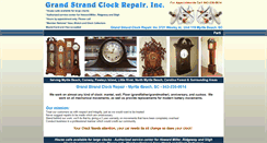 Desktop Screenshot of myrtlebeachclockrepair.com